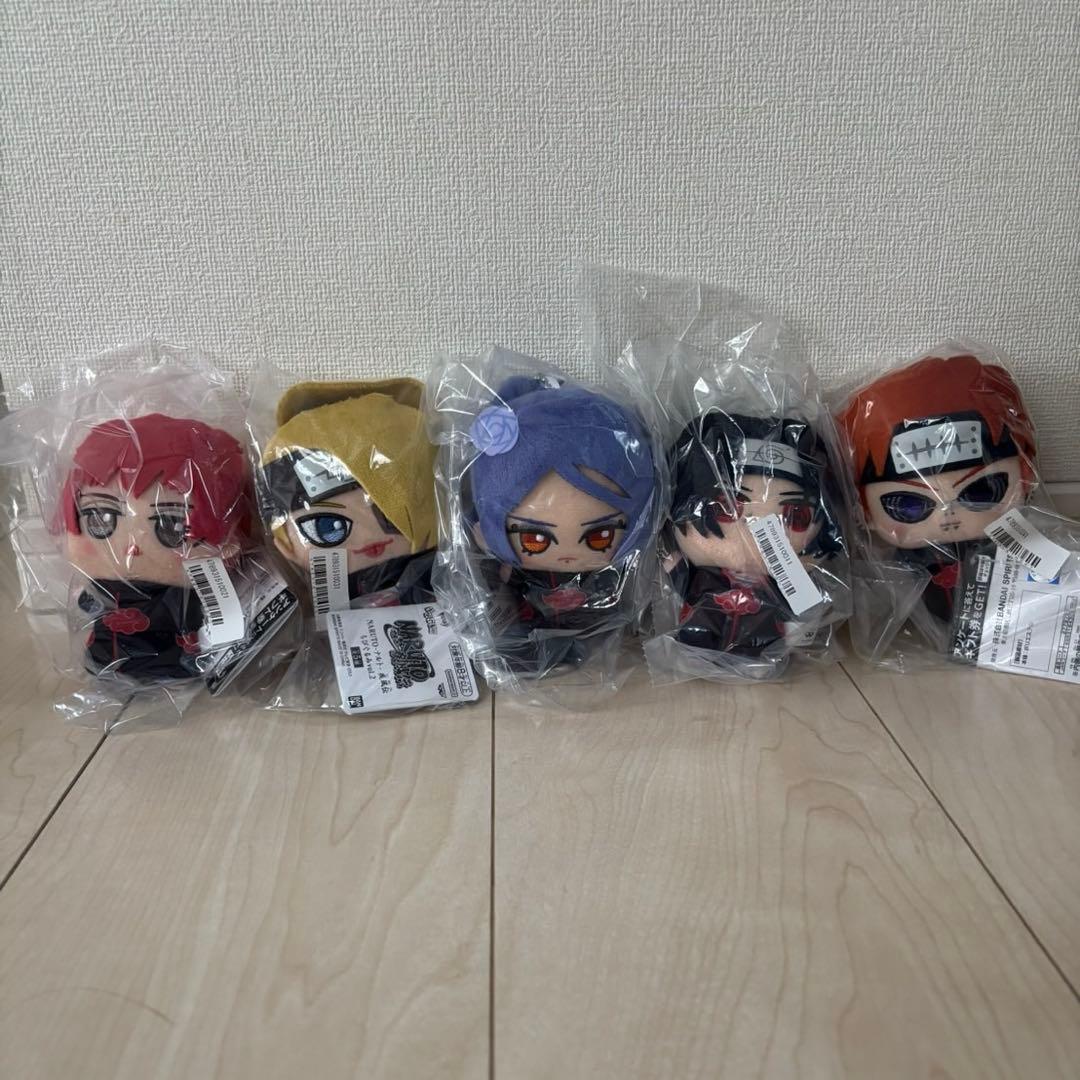 NARUTO ナルト 疾風伝 ちびぐるみvol.2 ぬいぐるみ　コンプ　未開封