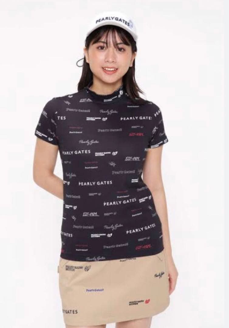 パーリーゲイツ☆パロディロゴモックネック