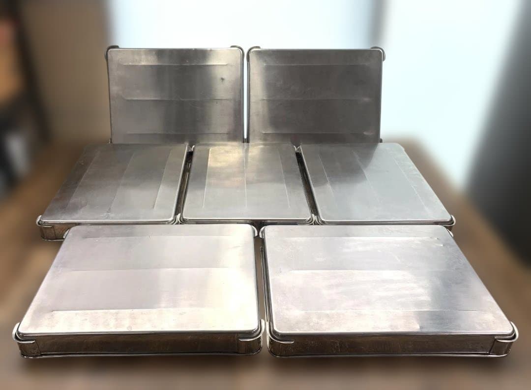 ステンレス システムバット 大50 餃子バット 蓋付き 7点セット 業務用