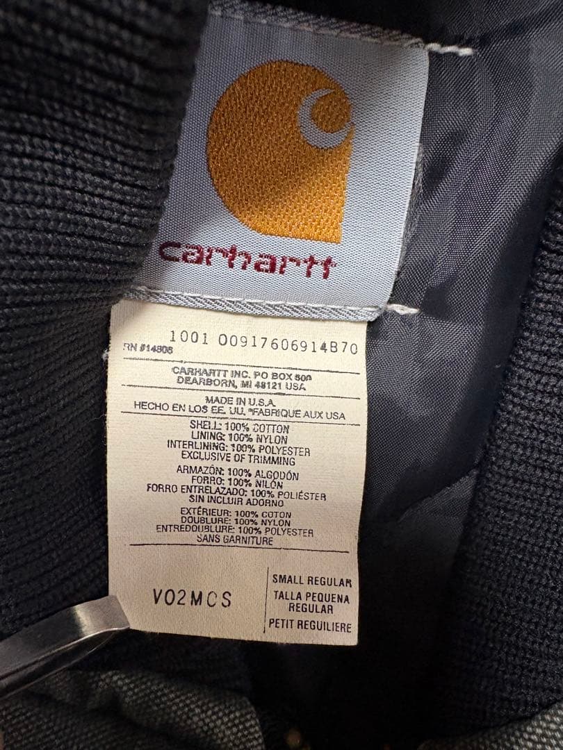 USA製Carhartt カーハート ダック ベスト モスグリンフェード