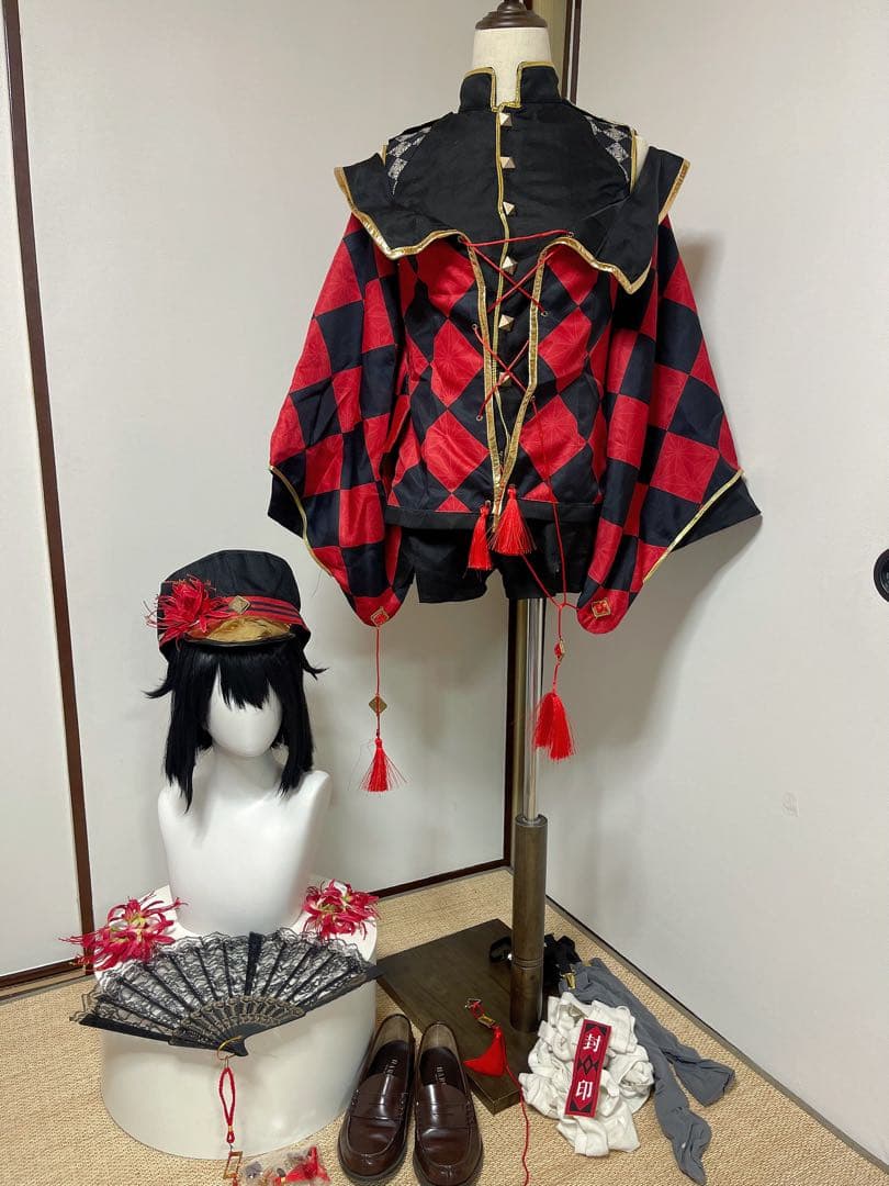 肆ノ島来世vtuberコスプレ衣装ウィッグ靴フルセット