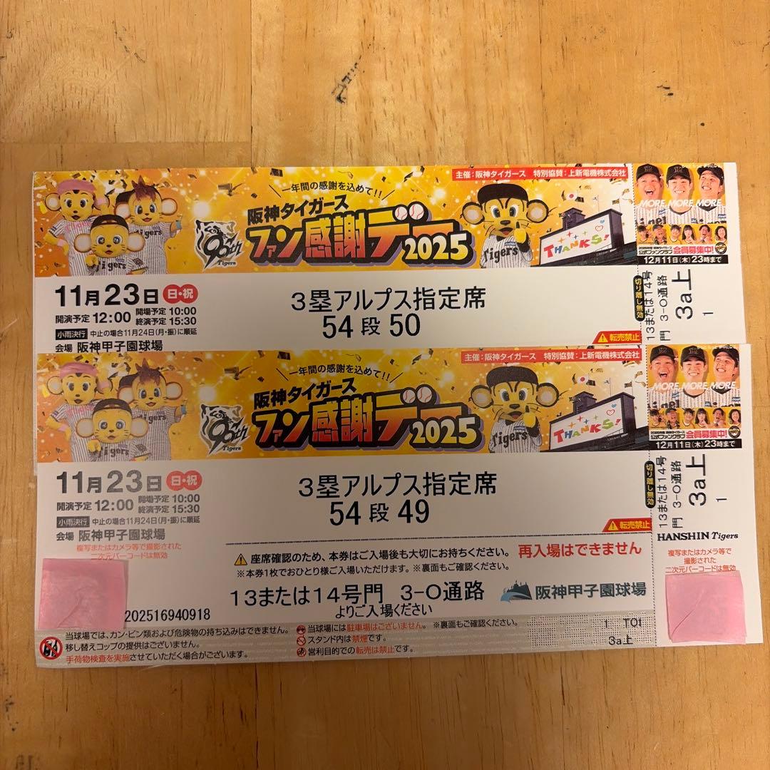 阪神タイガースファン感謝デー2025