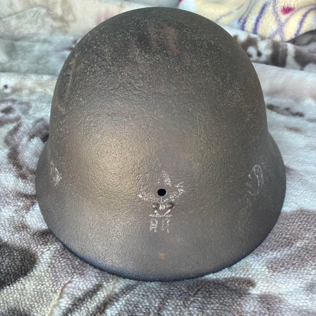 【レトロ】鉄帽　旧日本軍ヘルメット　アンティーク