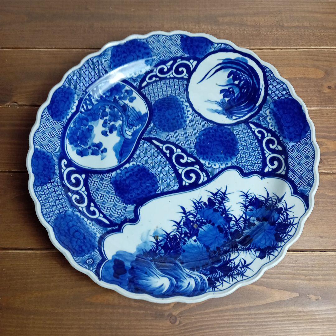 古伊万里　大皿　忠　E−668