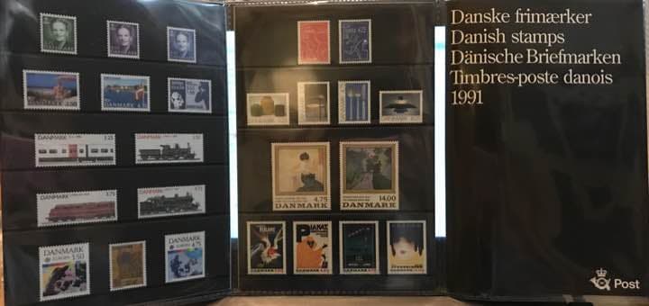 【美品】デンマーク 切手 1991