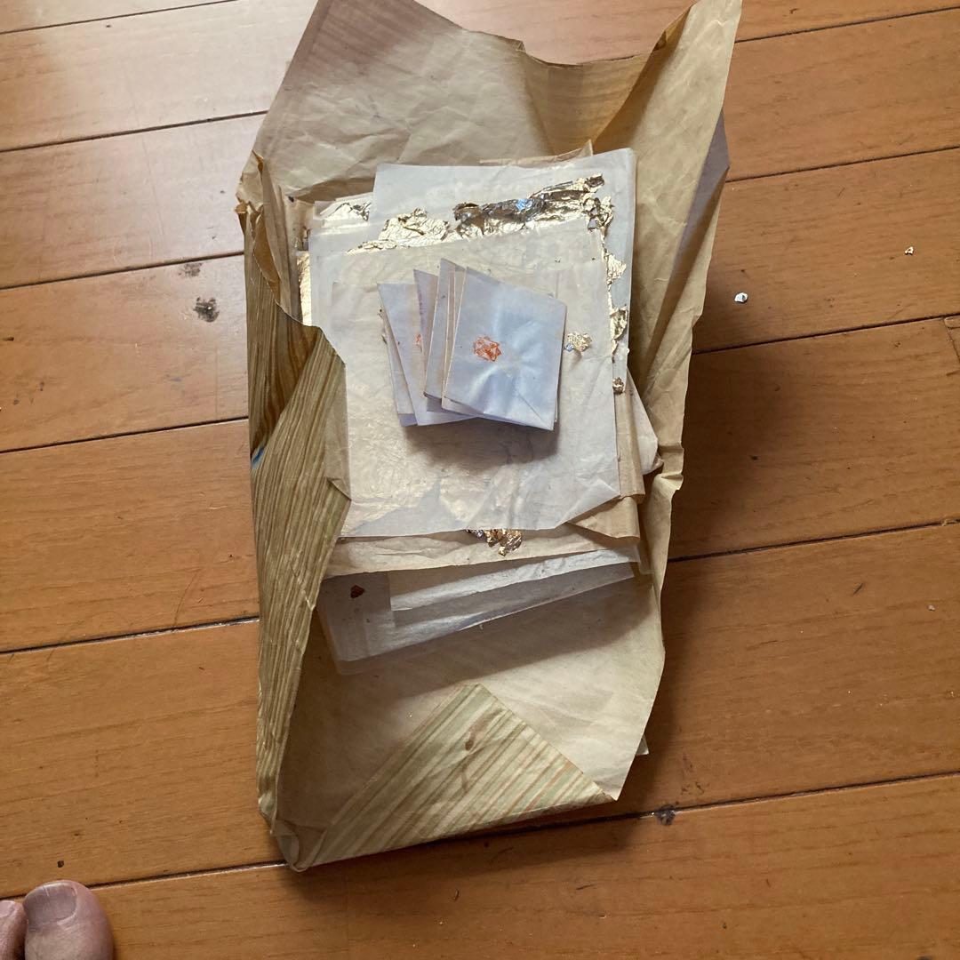 純金泥　9袋　上色金消扮3袋　金箔全部　全部でお願い