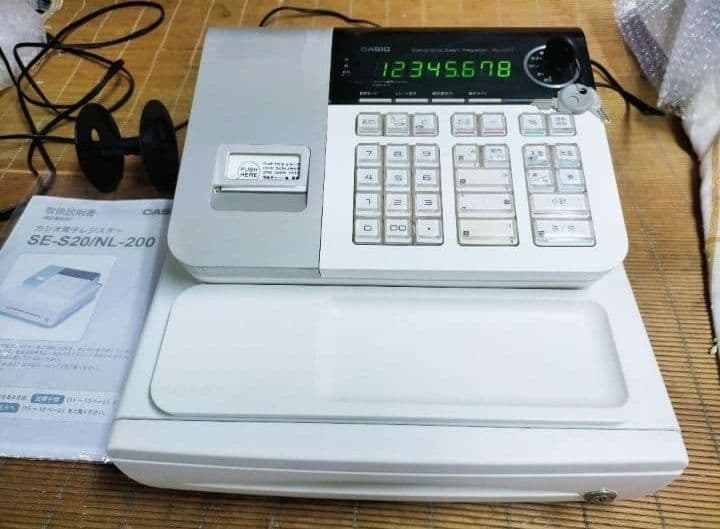 カシオレジスター　SE-S20/NL200　人気機種　送料無料　544123