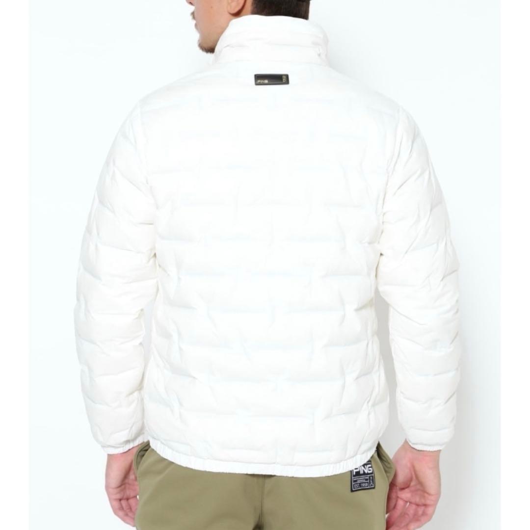 PING ピン　ゴルフウェア　フルジップ　ダウンブルゾン Mサイズ　ホワイト