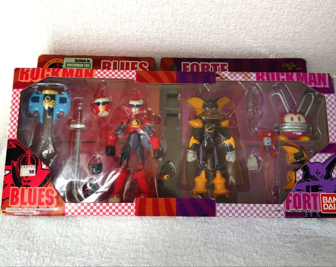 ロックマン ブルースvsフォルテロッキンアクションフィギュアセット[ジャンク]