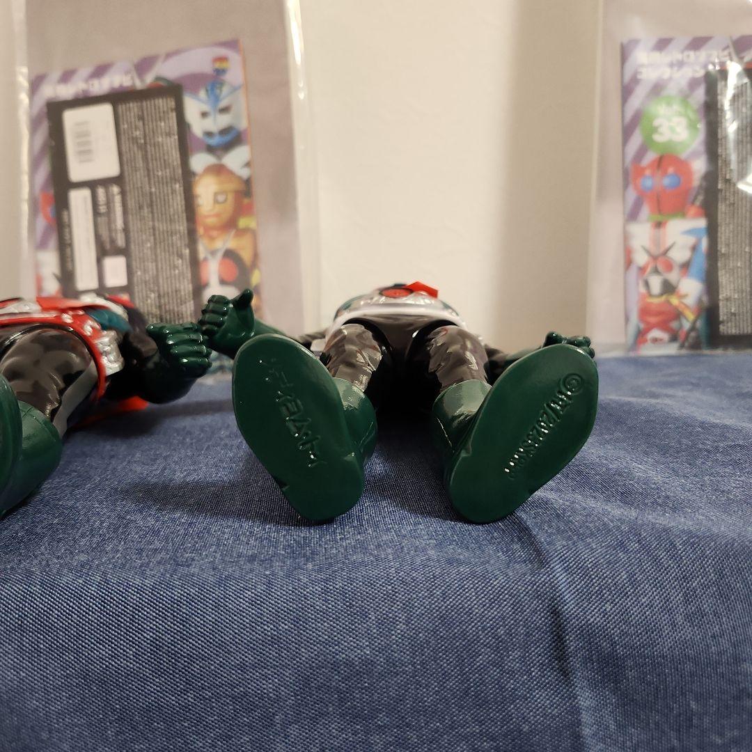 東映レトロソフビコレクション　シン·仮面ライダー　シン·仮面ライダー第２号　2体