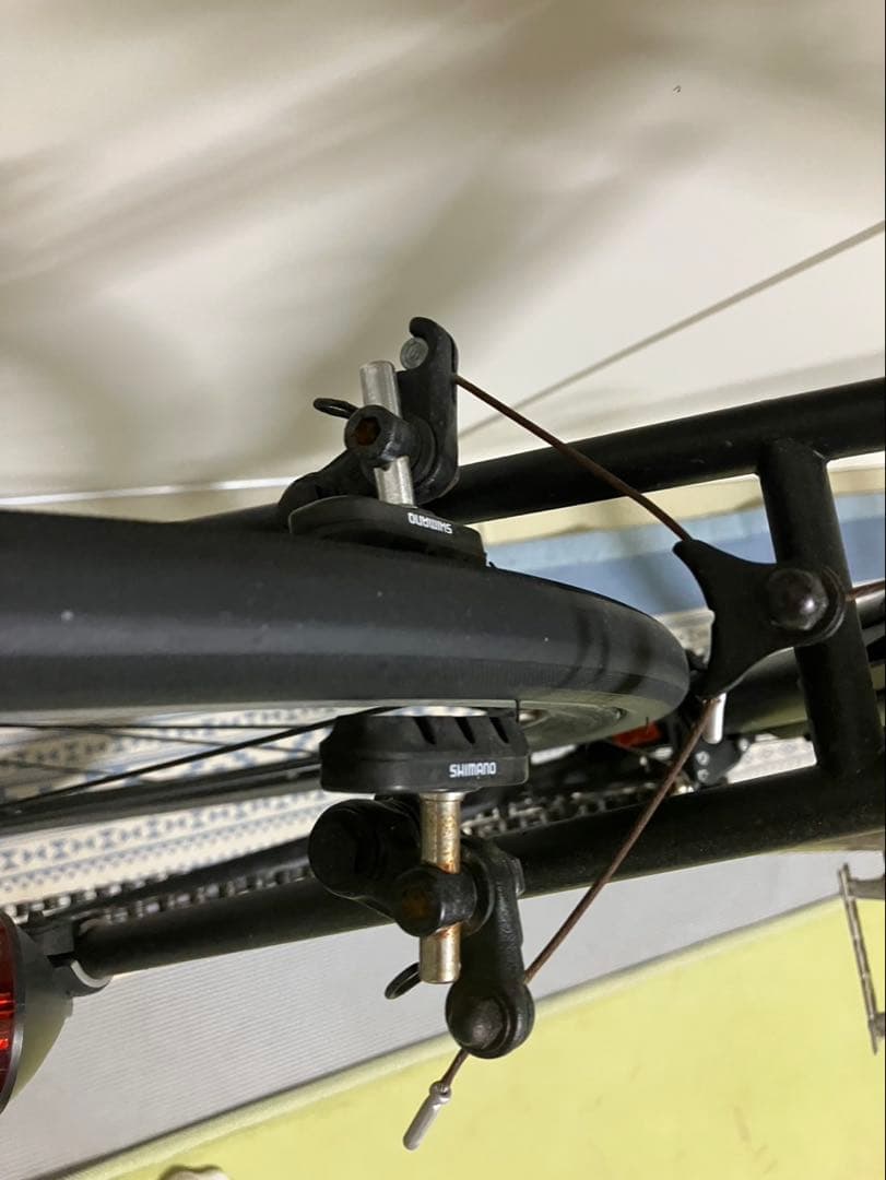 Panasonic 黒 クロモリ ロードバイク 700C