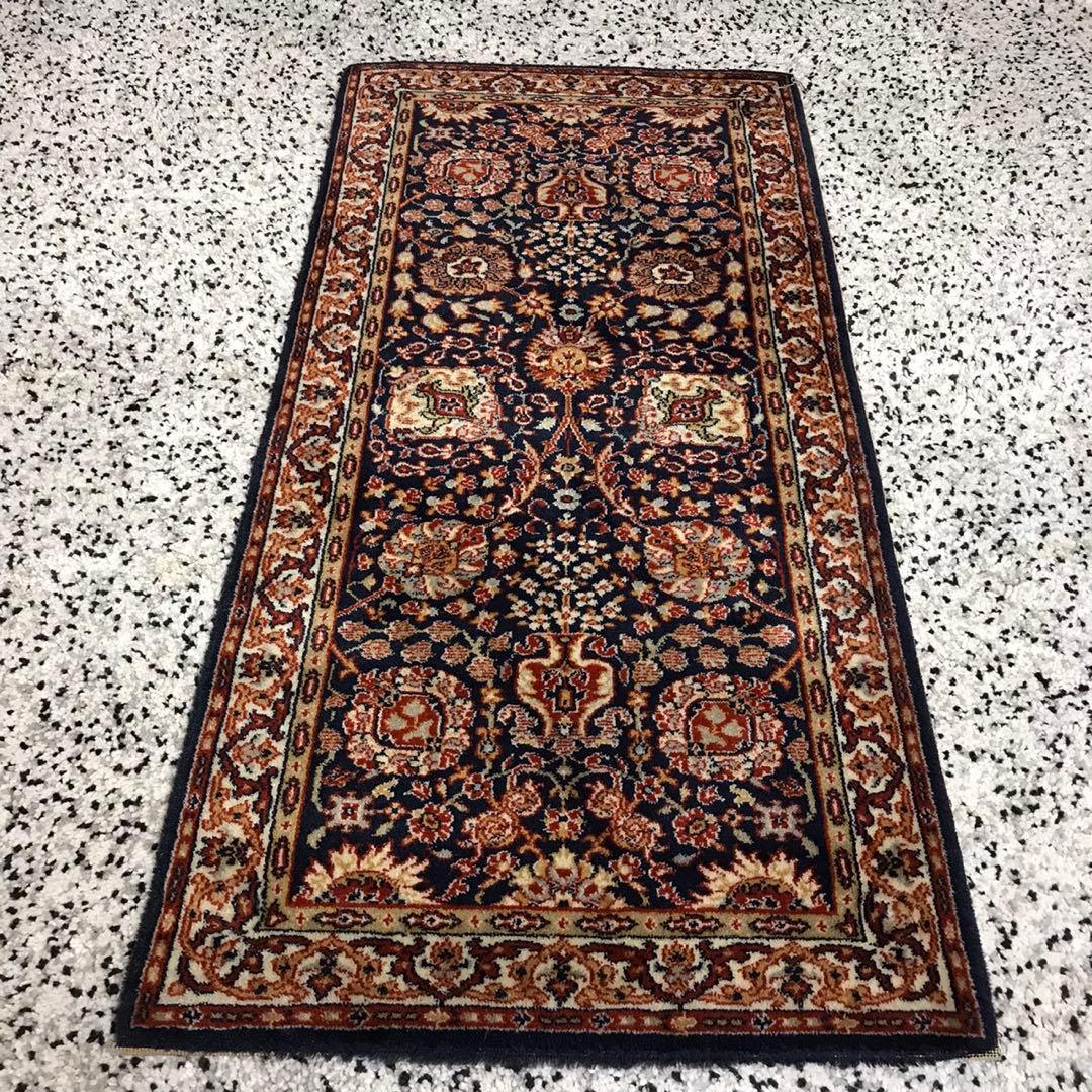 《送料込》ペルシャ絨毯様　クラシック　ランナーラグ　ラグ　レトロ