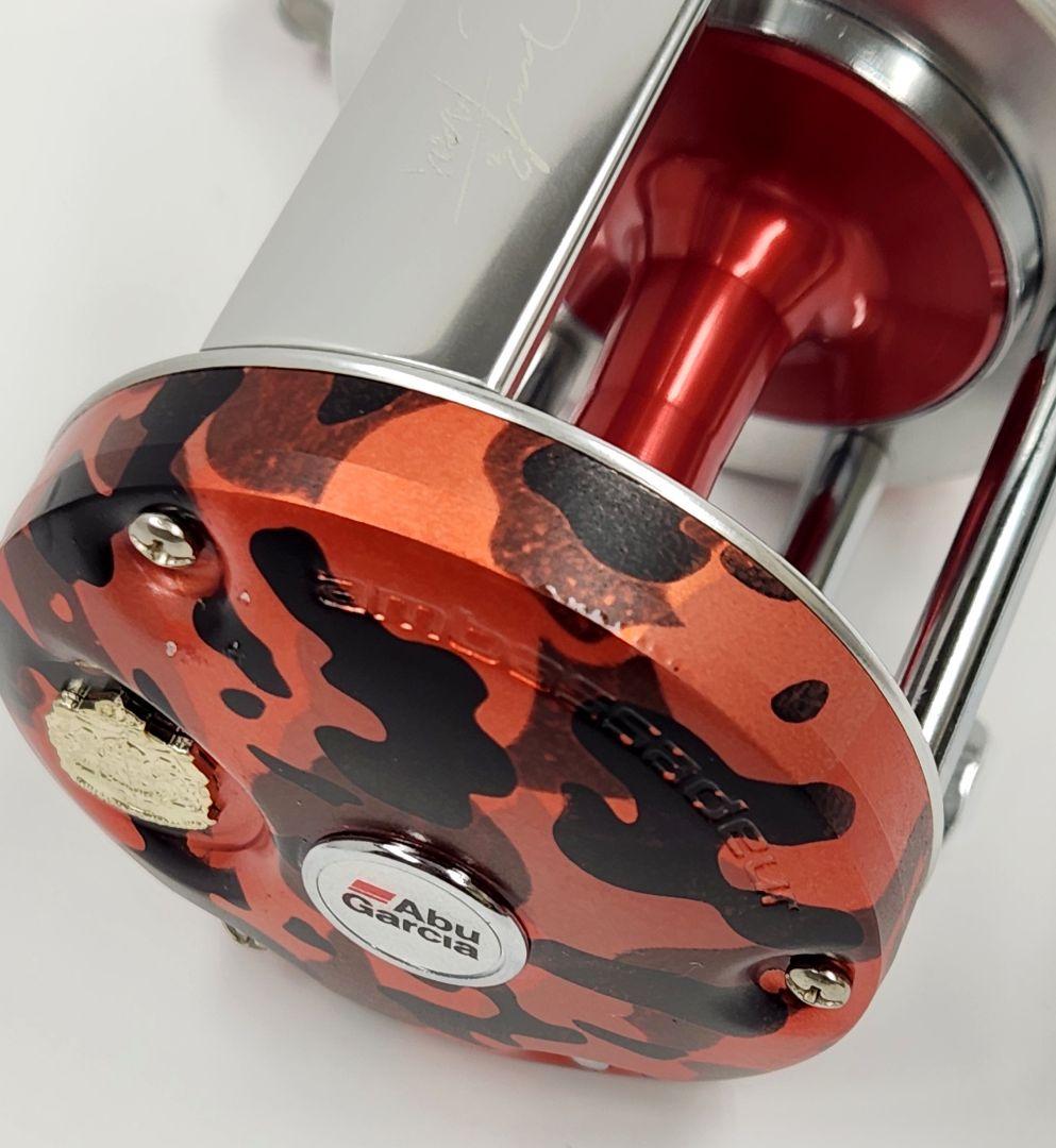 Abu Garcia 6500c ベイトリール オレンジカモ korea 雷魚