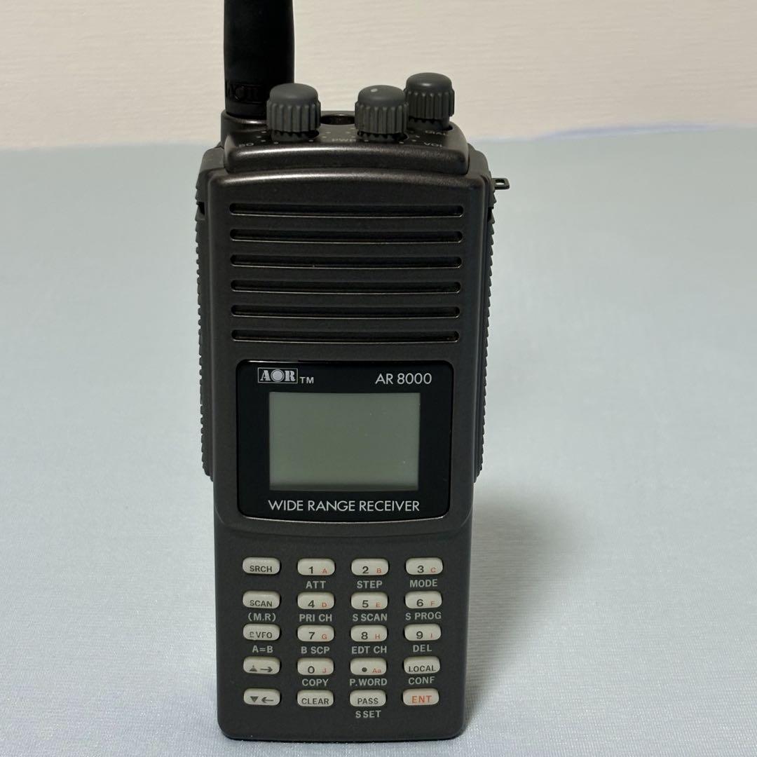 AOR AR8000 ワイドバンドレシーバー ＋ AH-210R ロッドアンテナ