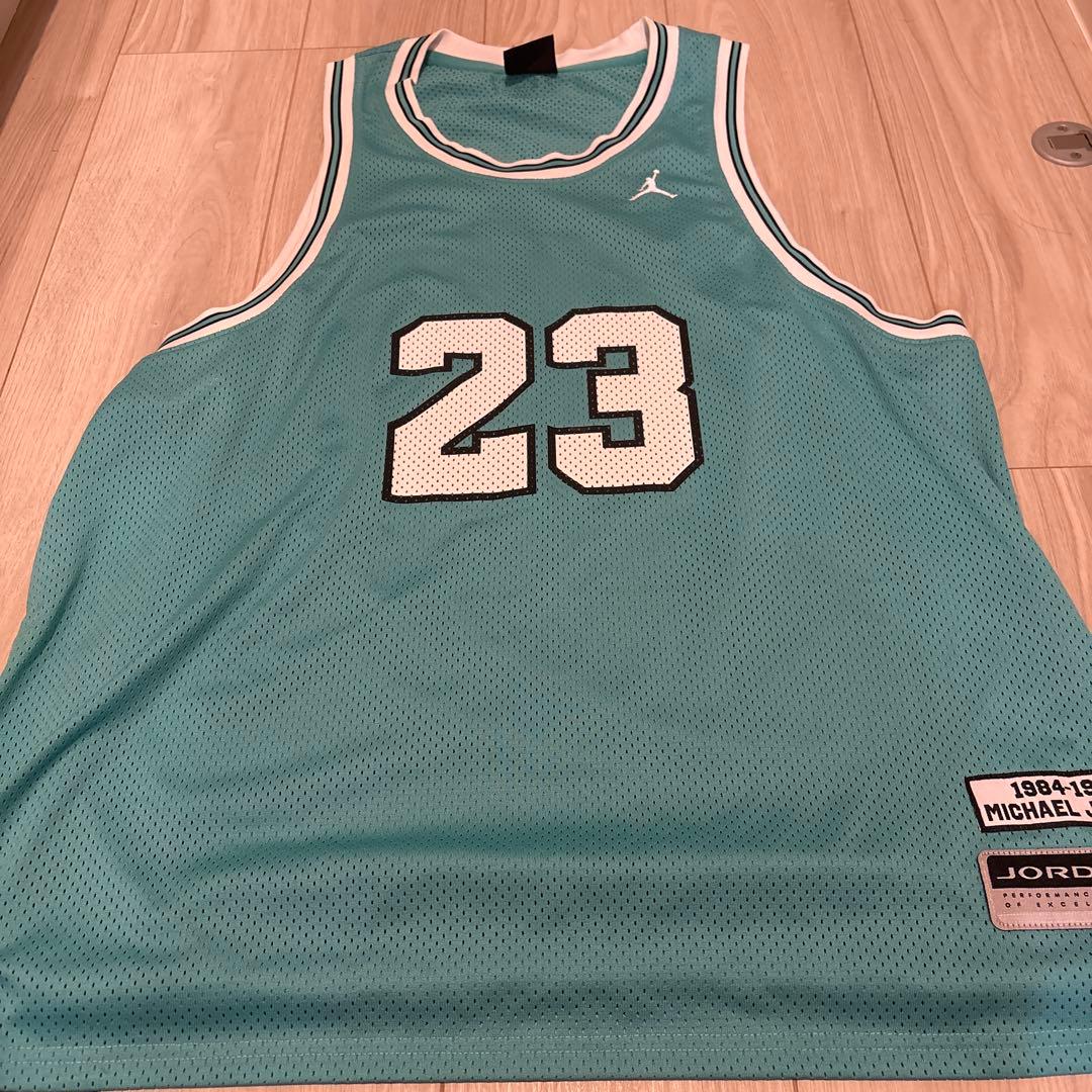 NIKE JORDAN タンクトップ 23番 XLサイズ ティファニーブルー