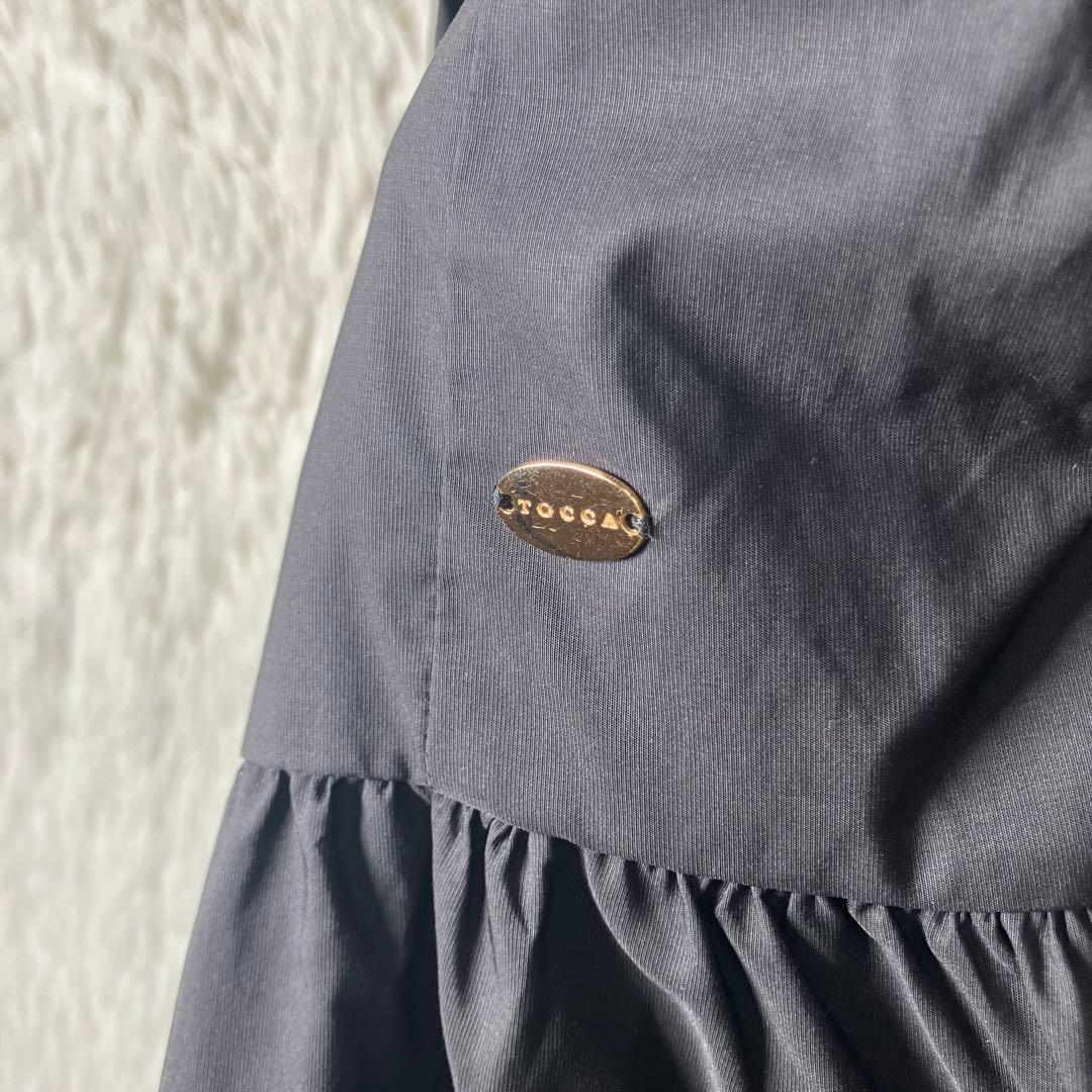 美品 TOCCA トッカ ロングコート Aライン レインコート フリーサイズ