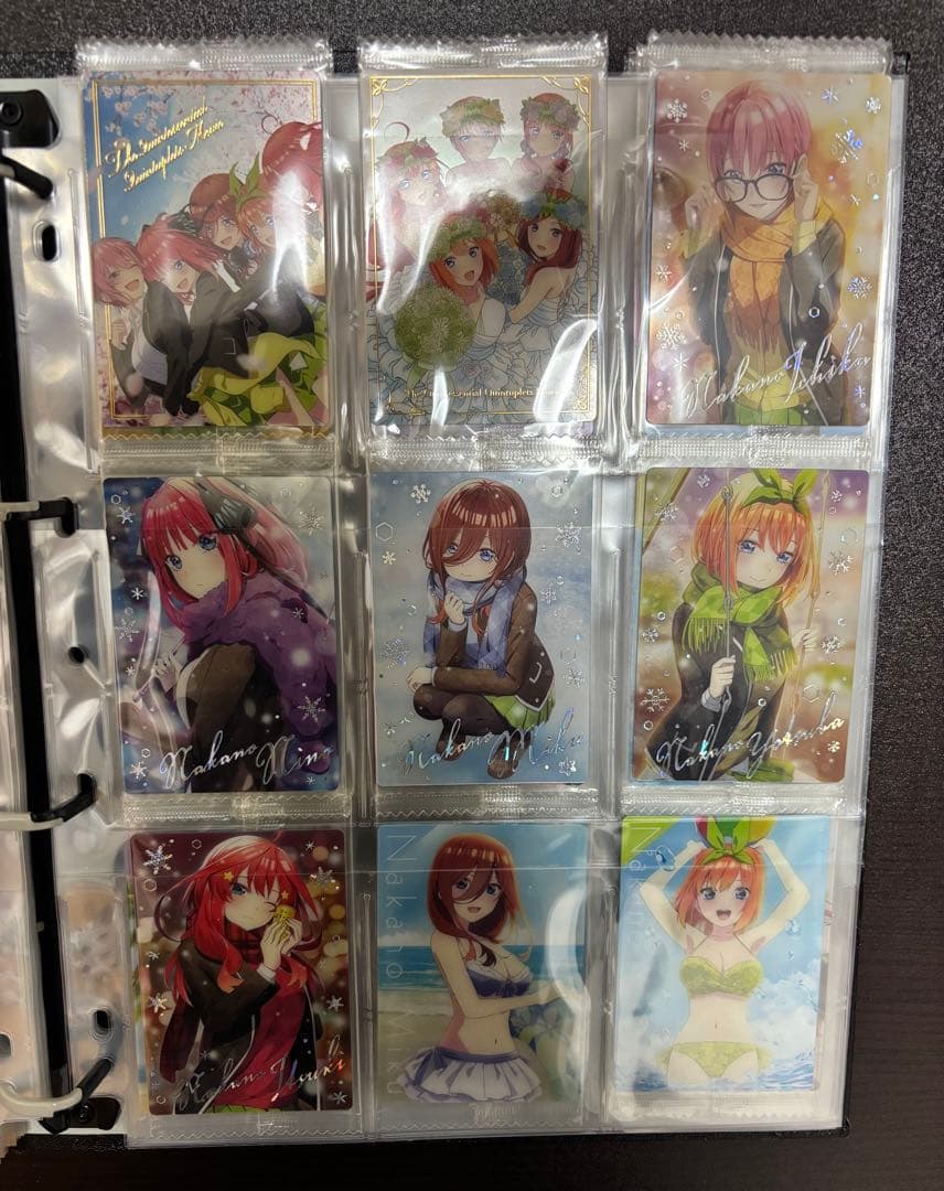 五等分の花嫁ウエハース　過去弾全てフルコンプリート品　未開封品