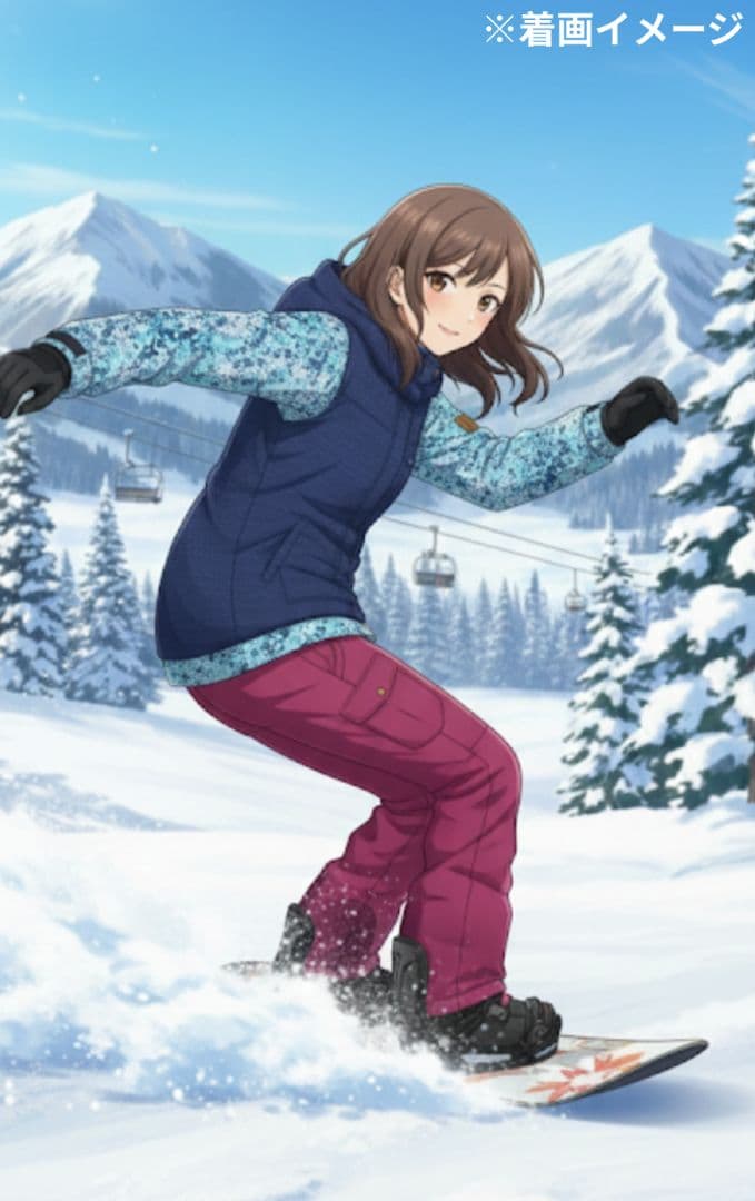 【美品】ROXY　スノボウェア　上下セット　総柄　デニム風　ワインレッド　Ｓ