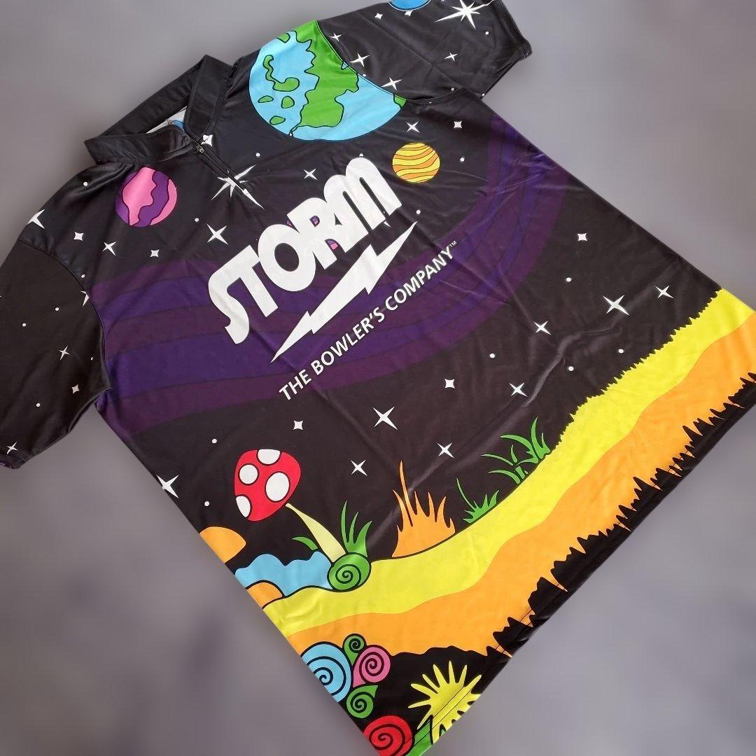 ✨新品✨ボウリングウェア　【3XL】　STORM　　ブラック　カラフル