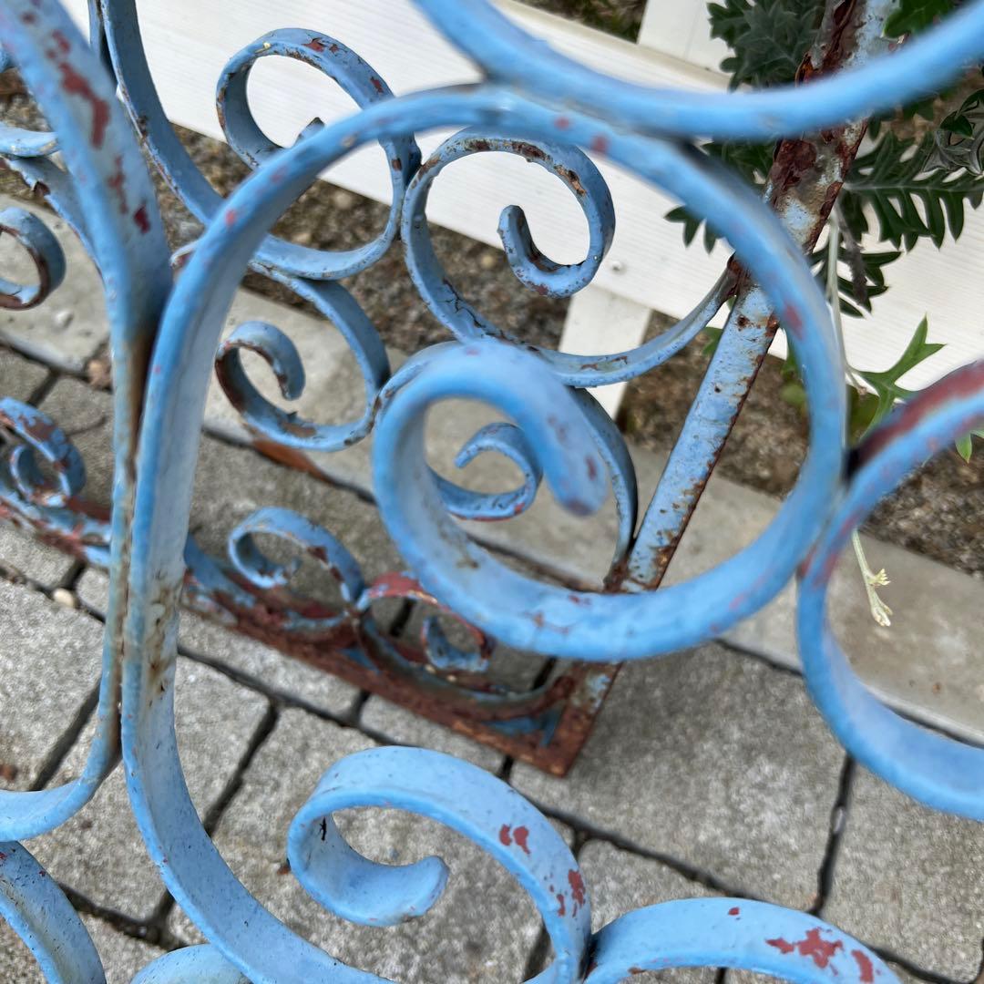 英国アンティークアイアンフェンス2枚セット