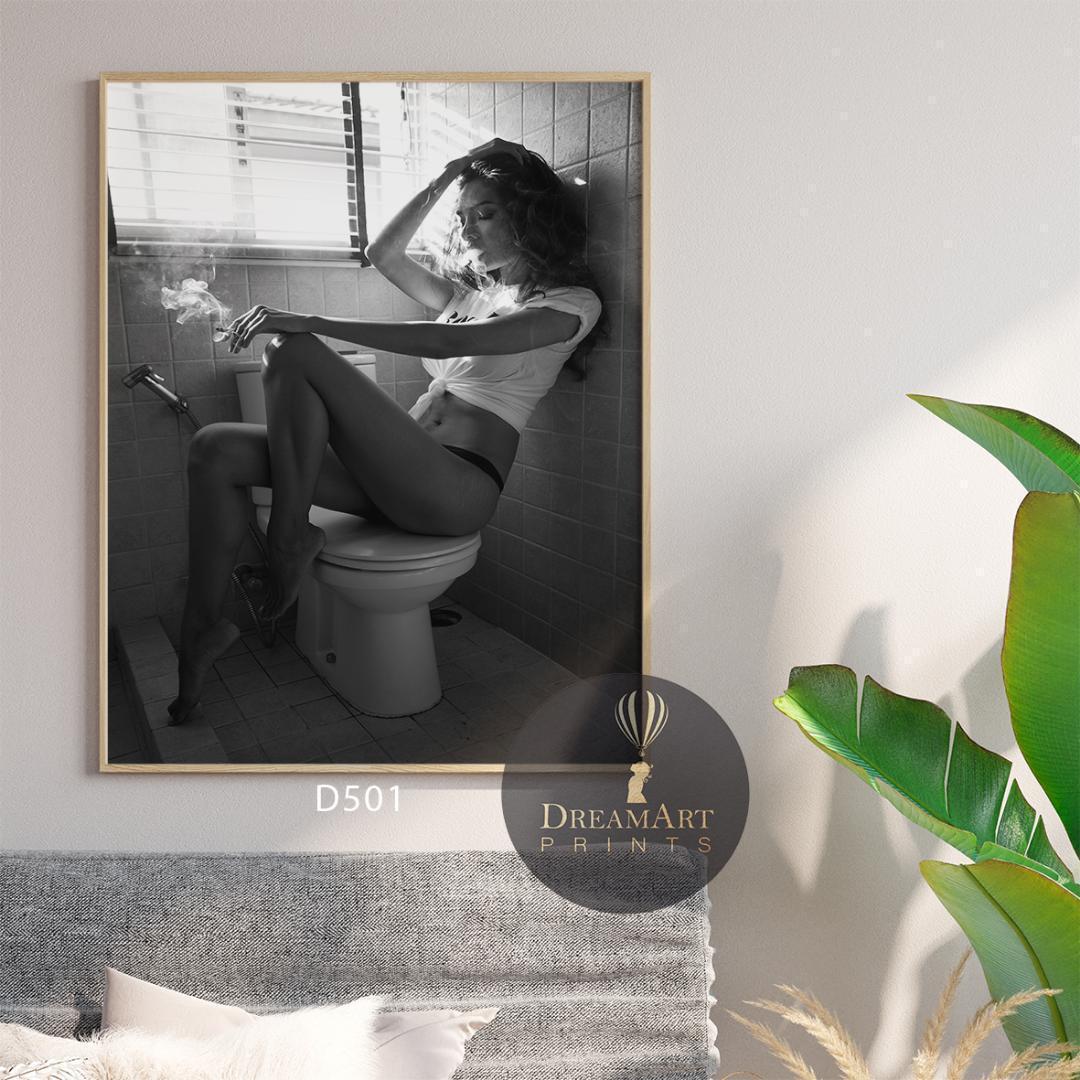 **専用** B2 アートプリント バスルーム モノクローム 黒フレーム