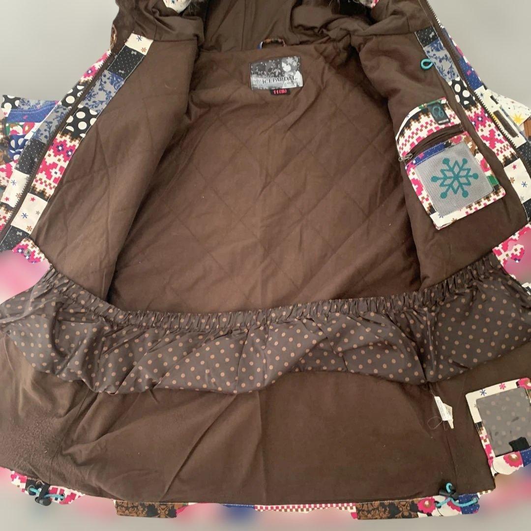 極美品✨ICEPARDALスキーウェアスノボウェア ジャケット　総柄　L相当