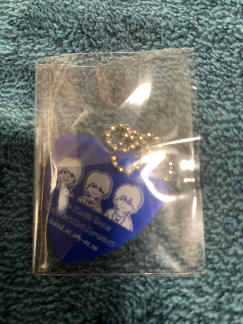 マルシィ ギターピック型キーホルダー　フジイタクミ　サイン入り