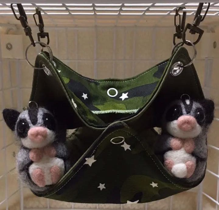 モモンガハウス（迷彩柄・星）モスグリーン   秋・春仕様  1950円