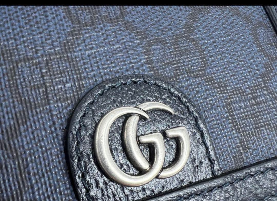 やーみん様※未使用【新品】✨　GUCCI ネイビー 名刺入れ カードケース