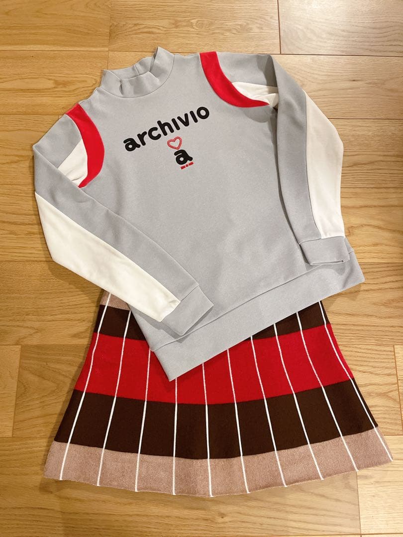 archivio プルオーバー　ニットスカート　セット　36