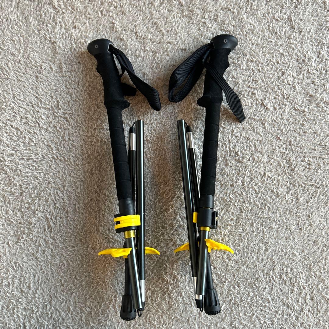 bca アルミストック ブラック/イエロー 伸縮式