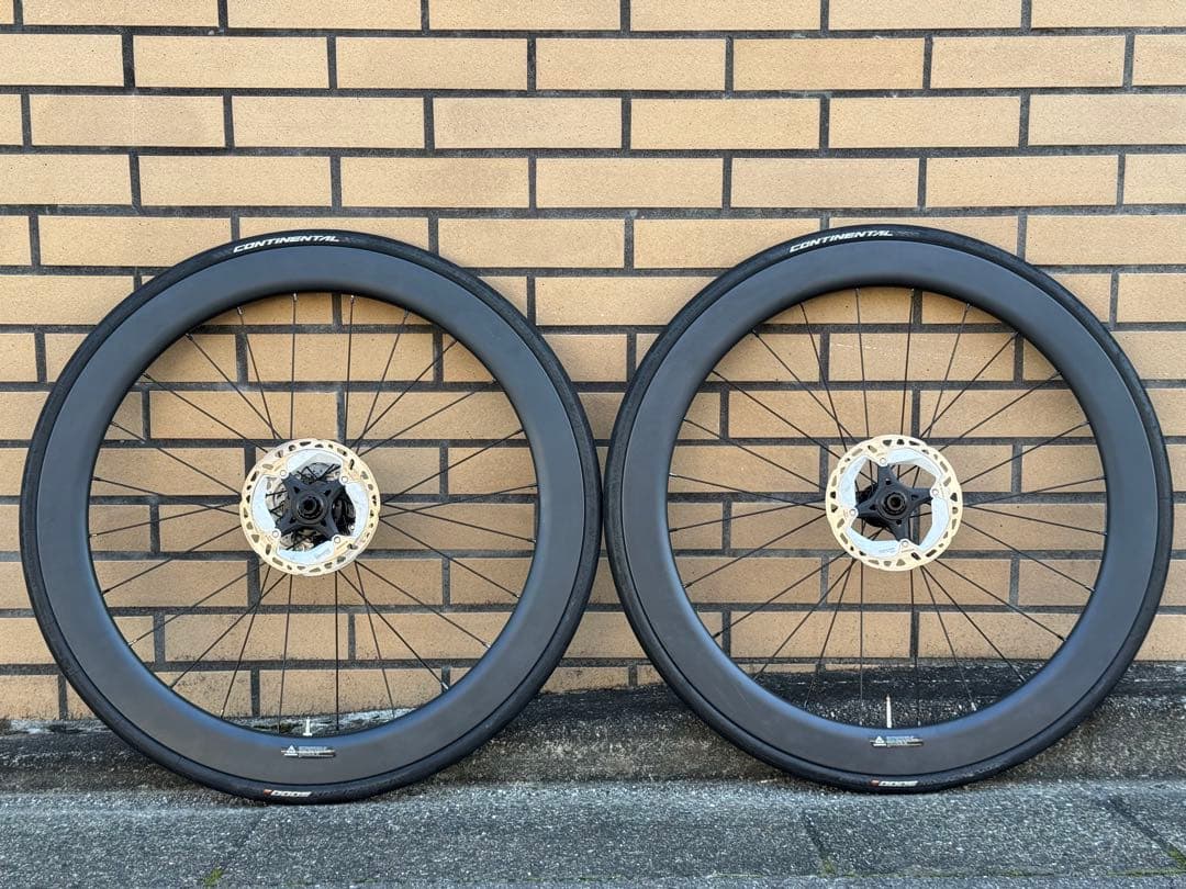 スーパーチーム　カーボンホイール　55mm ディスク　ロードバイク