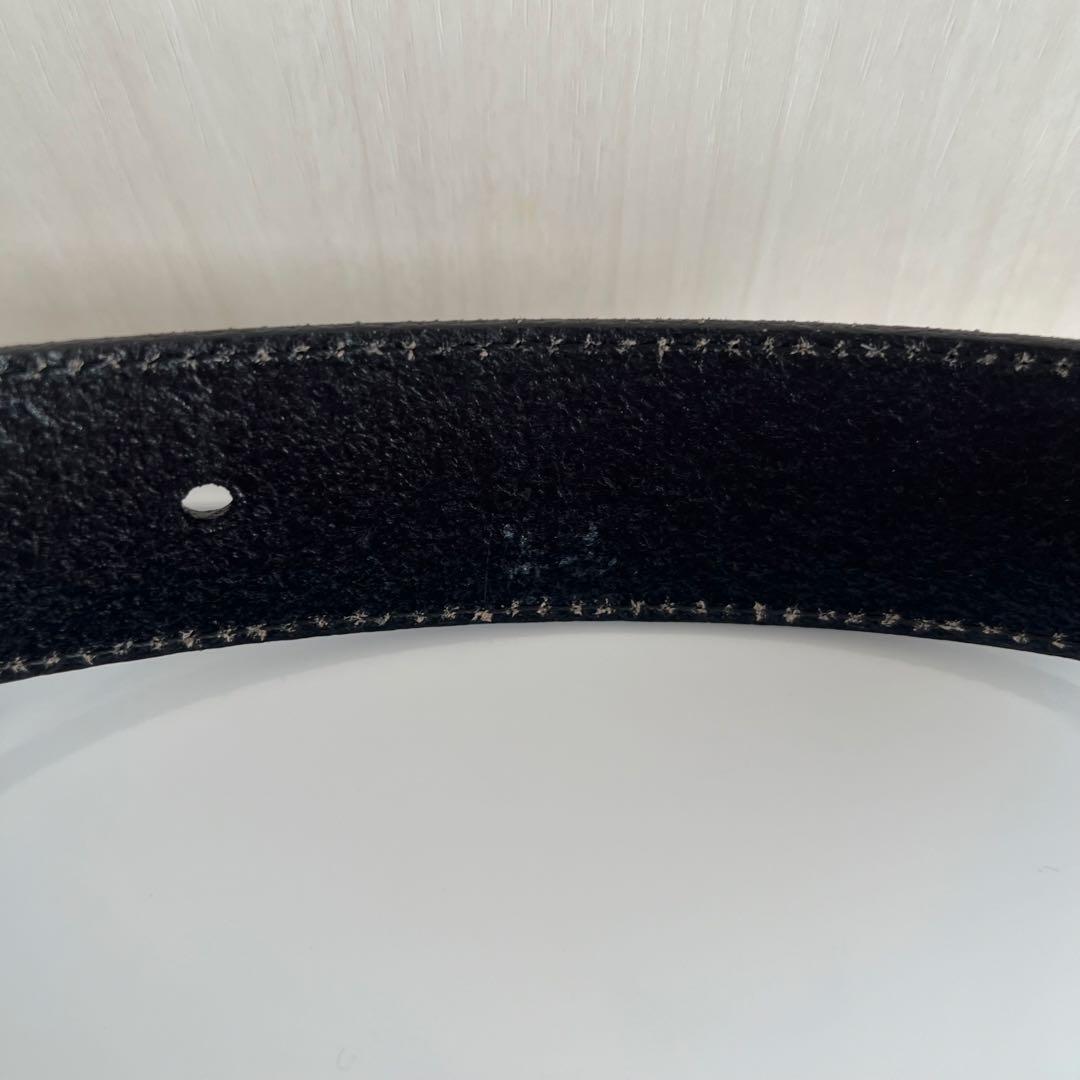 【一度のみ使用】 Peco Club レザー ベルト ブラック