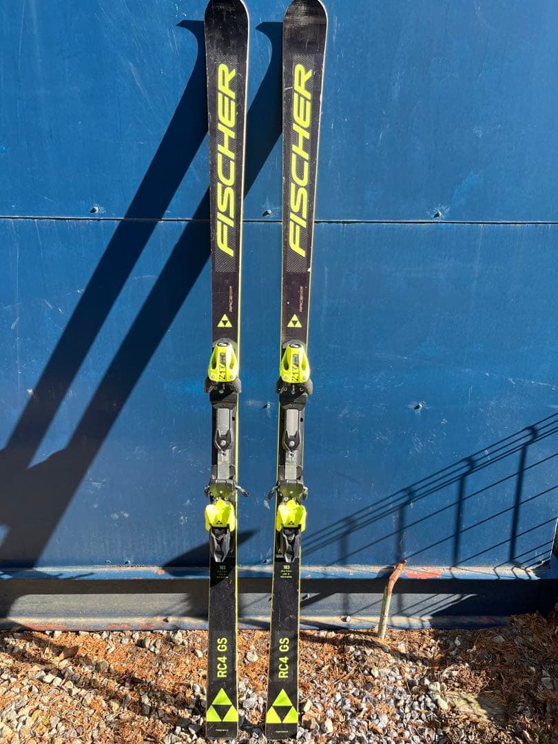 FISCHER RC4 GS 183cmスキー ビインディング付き