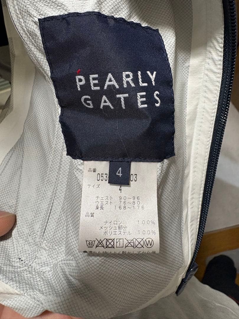 パーリーゲイツ　PEARLY GATES レインウェア　セットアップ