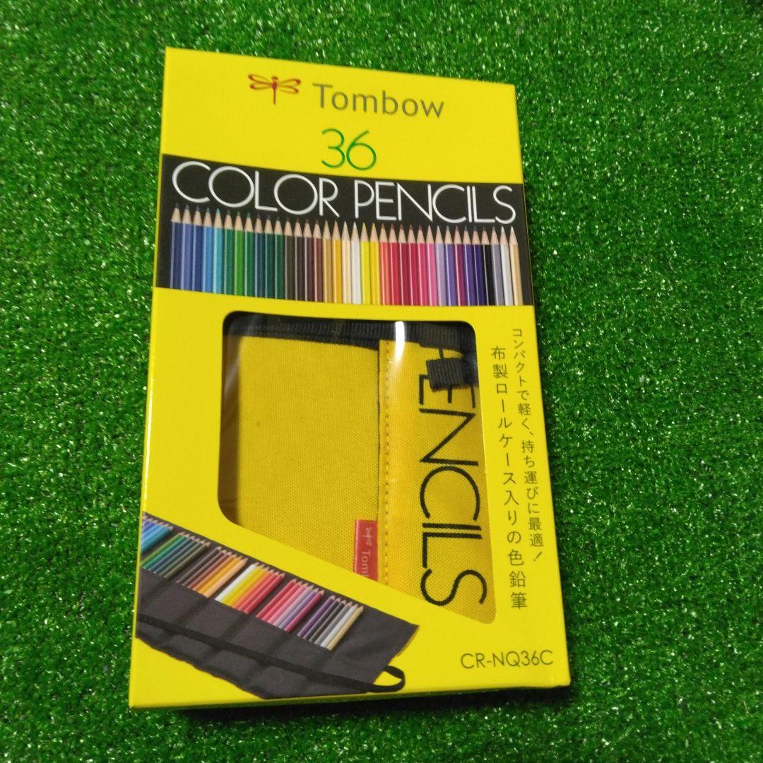 トンボ鉛筆　色鉛筆　36色セット　ロールケース入　15個セット