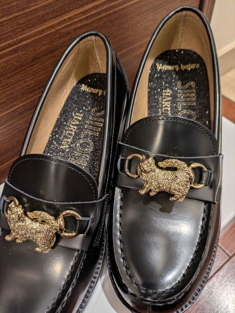 ●新品未使用　SIIILON HARUTA 猫ローファー　25cm　Lucy