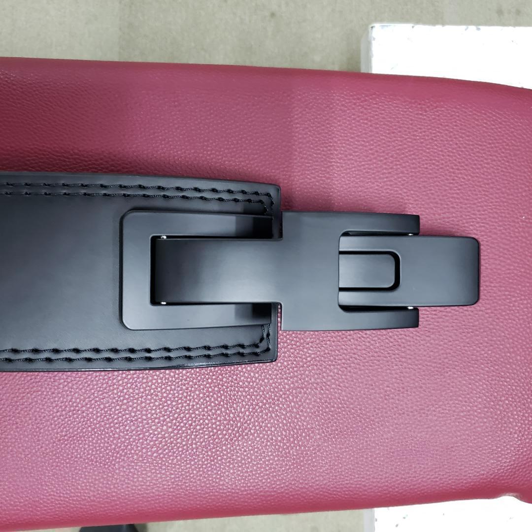 レバーアクションベルト　可変式パワーベルト オールブラック 10ｍｍ XSサイズ