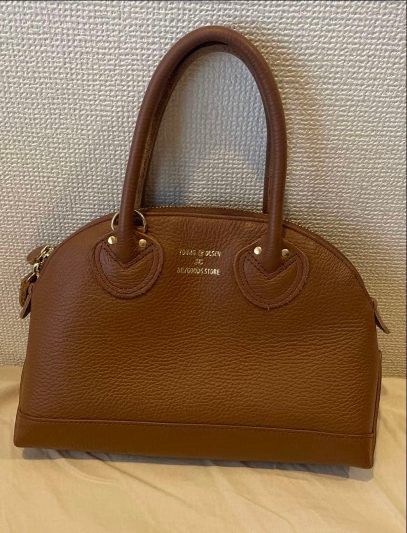 YOLK & OLSEN ブラウンハンドバッグ