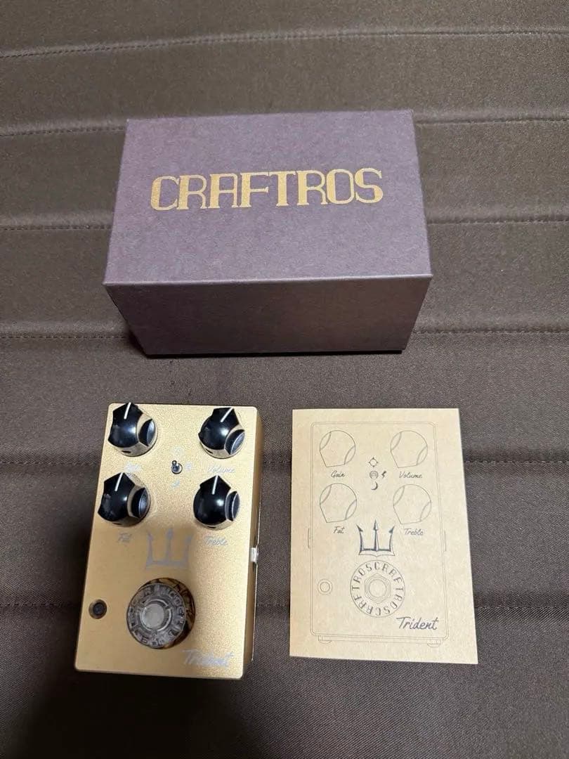 CRAFTROS ギターエフェクター ゴールド