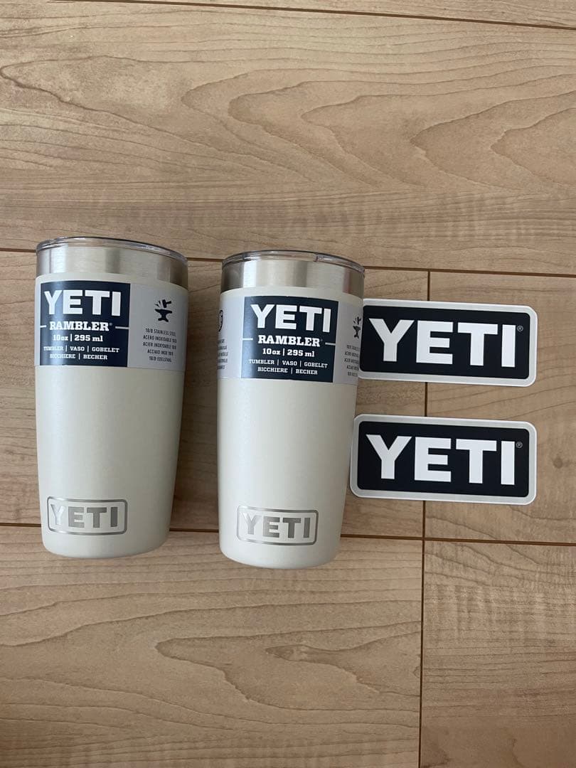 YETI Rambler マグカップ 10oz ベージュ ２個セット