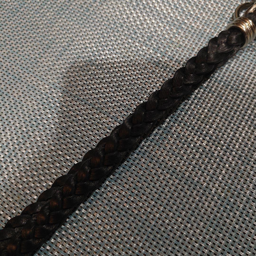 キーリング レザー シルバー ロング HTC