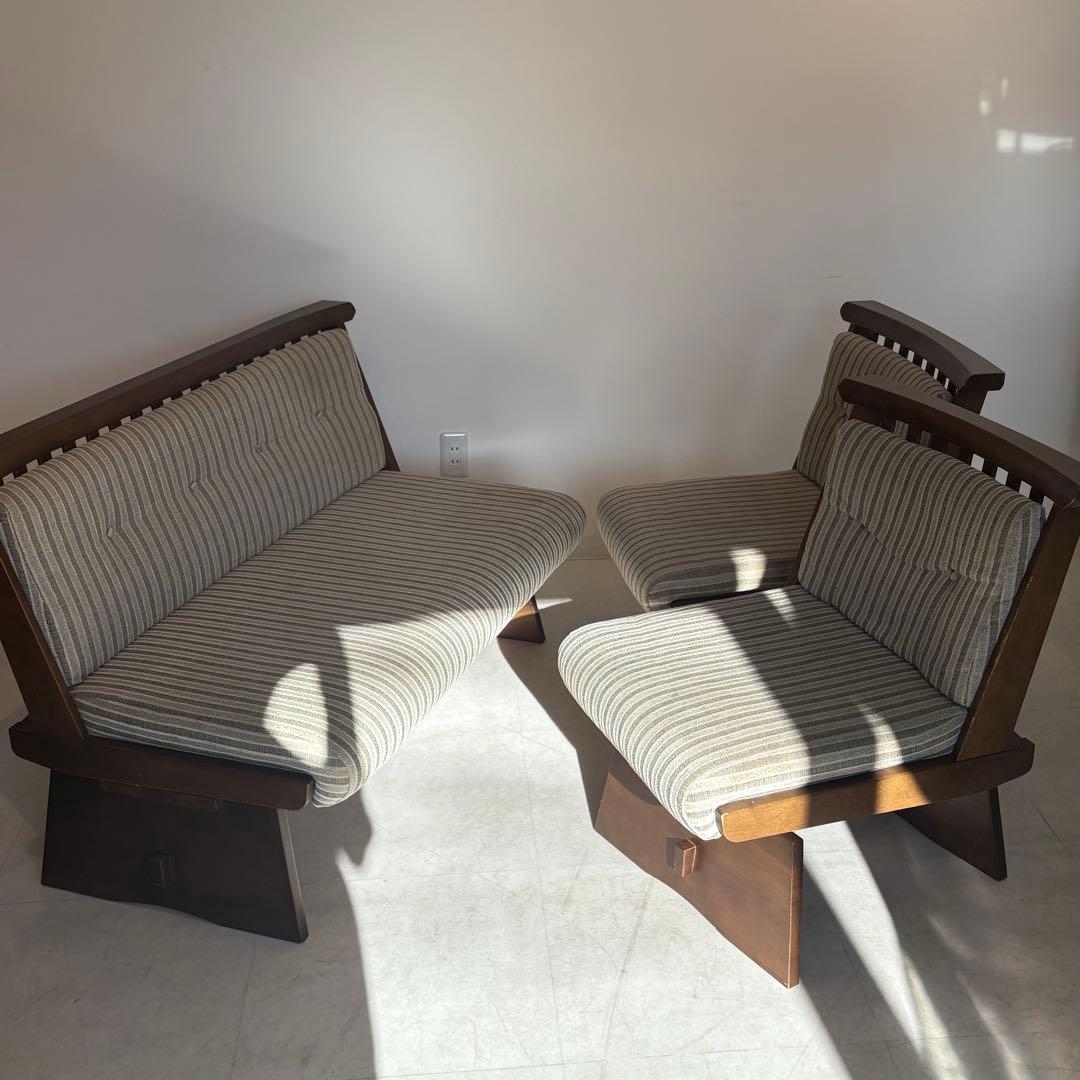 ニトリ　木製　回転式　ダイニングチェア　回転座椅子　イス　回転椅子　リビング