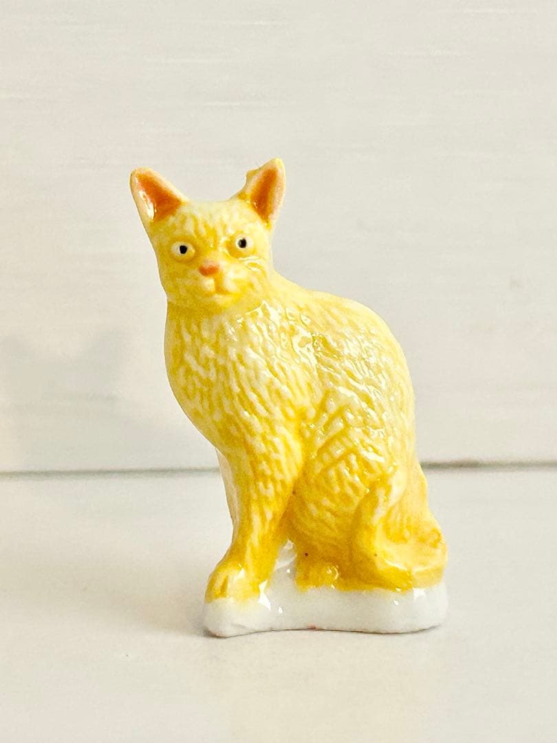 【希少】アトラス　猫のフェーブセット　ネコ　フェーヴ　フランス製陶器