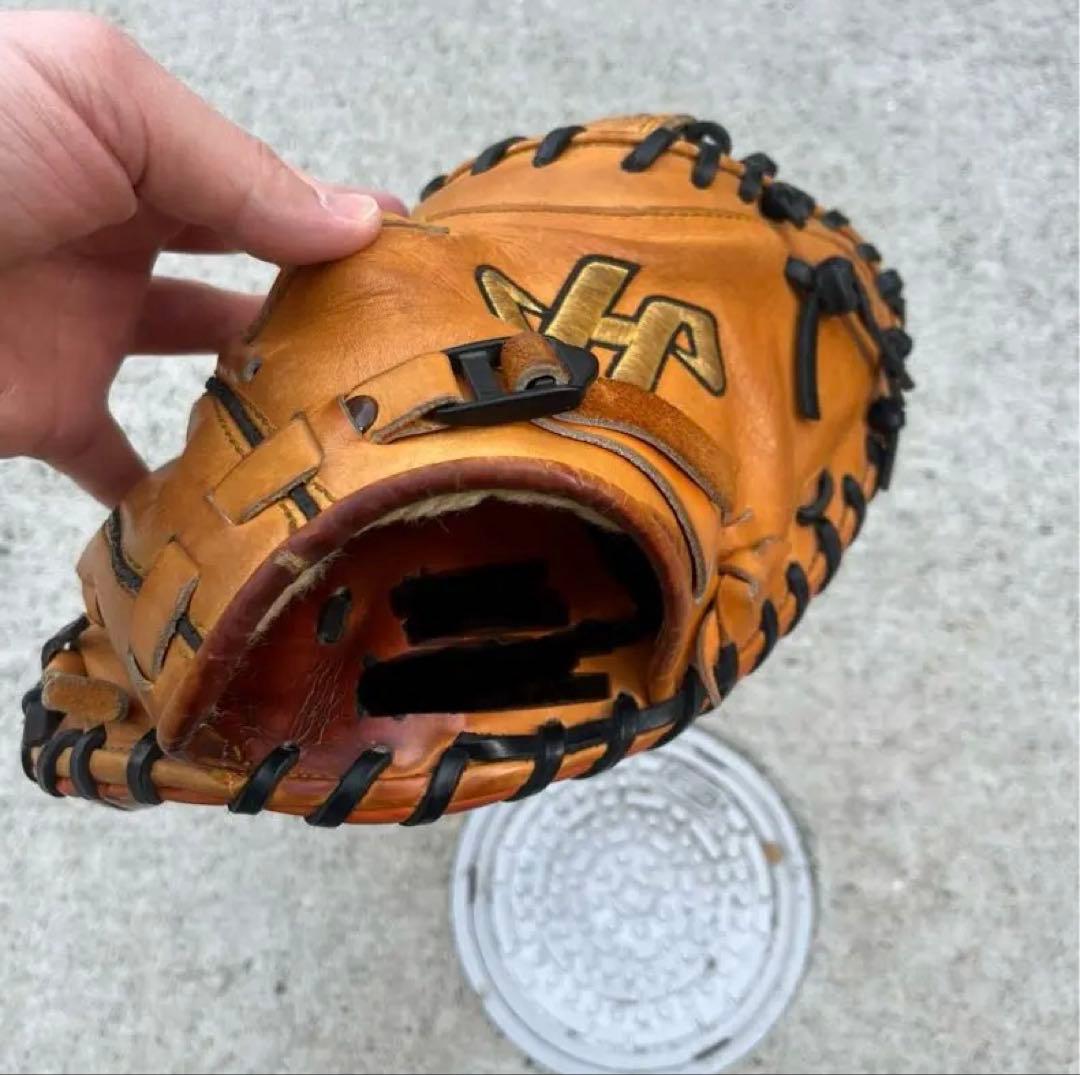 硬式用ハタケヤマ　キャッチャーミット