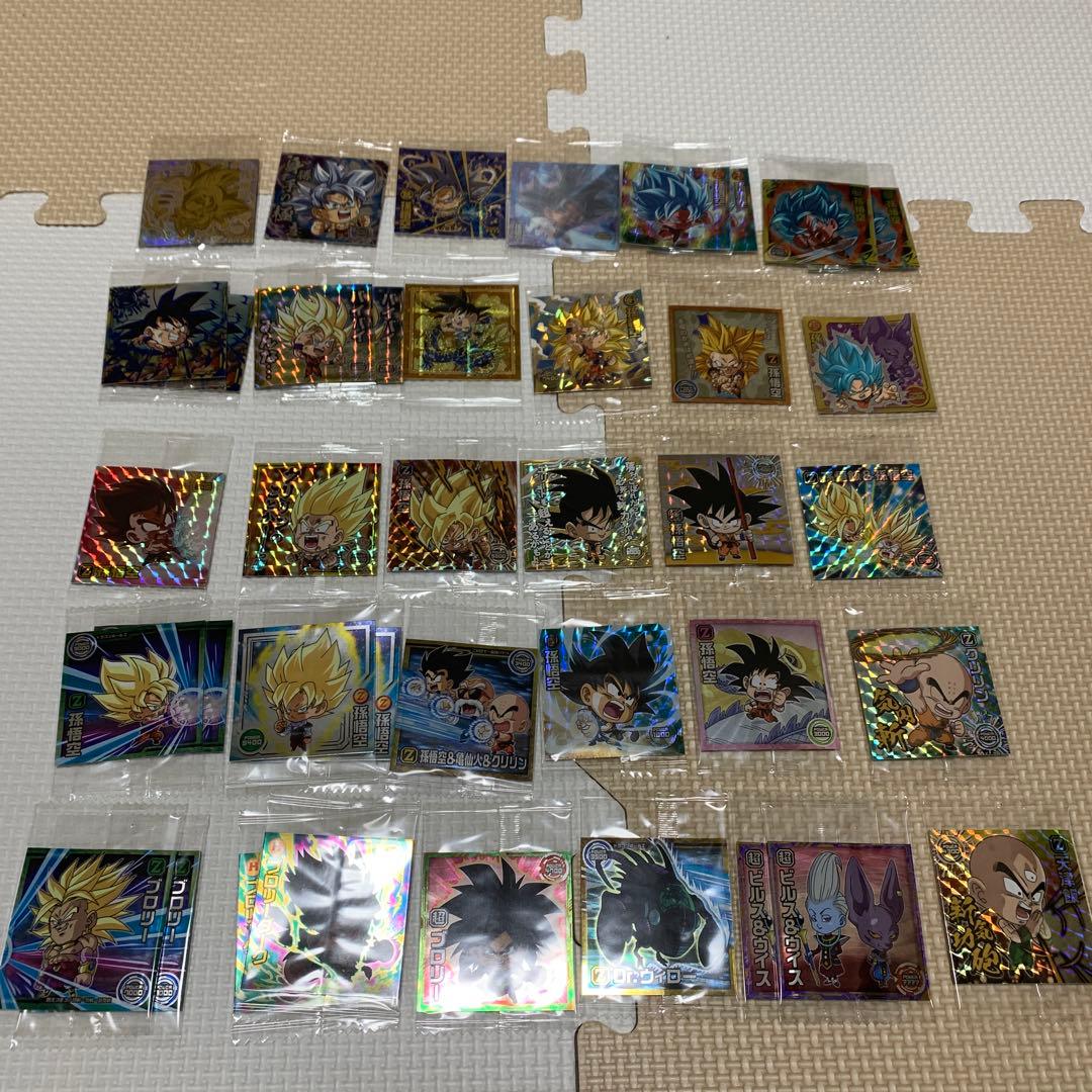 ドラゴンボールウエハースシール　孫悟空セット