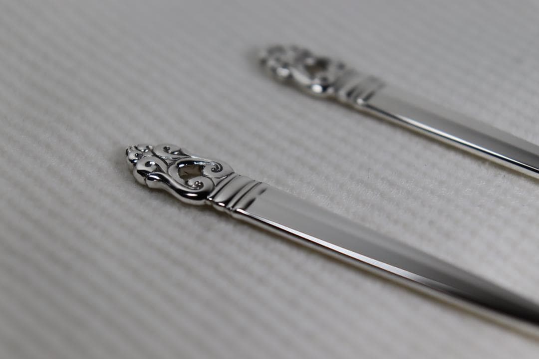 STERLING製コーヒースプーン2本組■インターナショナル■ロイヤルデニッシュ