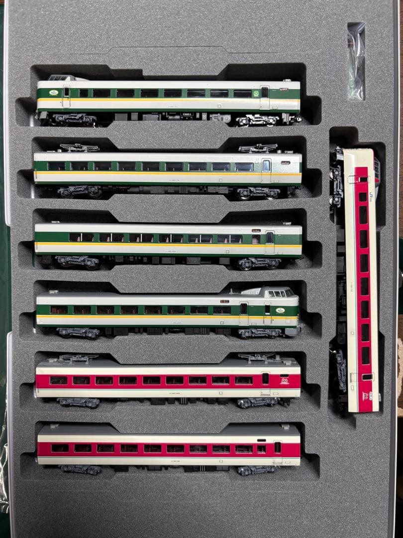 KATO 381系 やくも E3(緑やくも色)+J4 7両 加工品