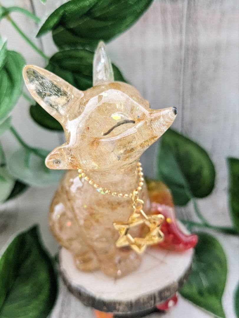 【はる】ラリマーのかめちゃん形オルゴナイト☆他３点