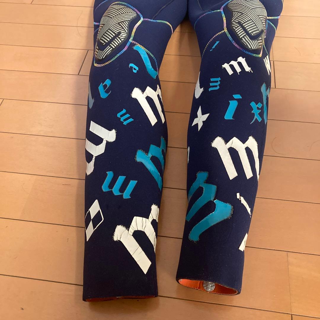 maxim ロングジョン ウェットスーツ ネイビーとタッパー